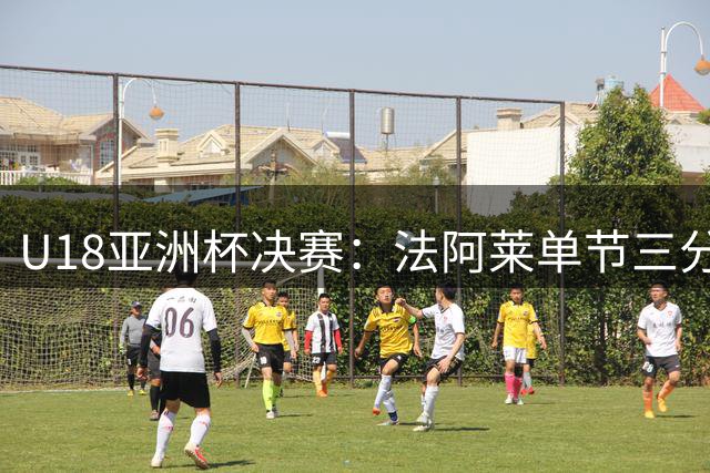 U18亚洲杯决赛：法阿莱单节三分爆发 张懿赵杰回敬20分表现